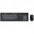 Genius Smart KM-8200 COPILOT, set di tastiera con mouse ottico wireless, CZ/SK, classica, nero-grigio