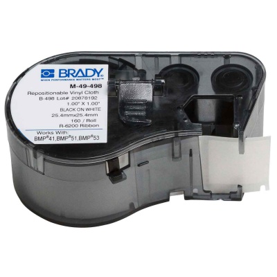 Brady M-49-498 / 131590, etichette 25.40 mm x 25.40 mm