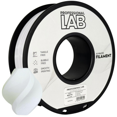 Professional Lab FG-P27-E1, 3D filamento, PETG, 1,75mm, 1000g, Bianco (White)