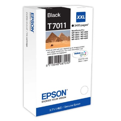 Epson T7011 C13T70114010 nero (black) cartuccia originale