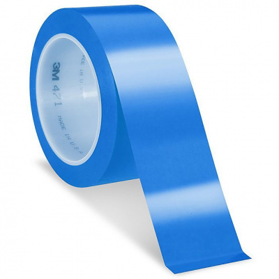 3M 471 PVC adesiva nastro, 50 mm x 33 m, blu
