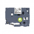 Nastro compatibile con Brother TZ-SE5 / TZe-SE5, 24mm x 8m, testo nera / nastro bianco, sicurezza