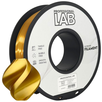 Professional Lab FG-P91-E1, 3D filamento, PLA Silk, 1,75mm, 1000g, Oro (Gold)