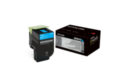 Lexmark 80C0H20 ciano (cyan) toner originale