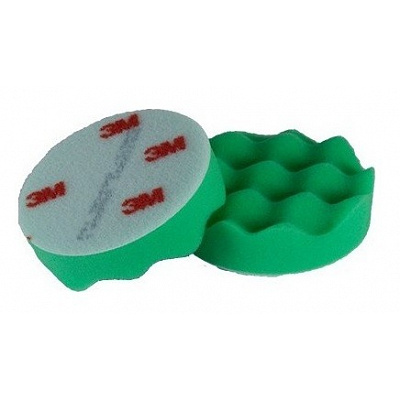 3M Perfect-It™ Tampone lucidante in schiuma, verde, diametro 75 mm (50499)