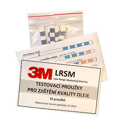 Strisce reattive 3M LRSM per verificare la qualità dell'olio (10 strisce/sacchetto)