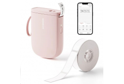 Niimbot D11-H Smart 1AA57321605, etichettatrice, rosa + rotolo di etichette