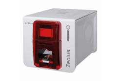 Evolis Zenius Expert ZN1HB000RS, single sided, 12 dots/mm (300 dpi), USB, Ethernet, MSR, MSR, red