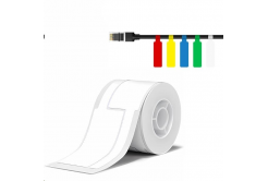 Niimbot 1EA01174501, 25x76mm, 200pz, bianco etichette autoadesive per cavi