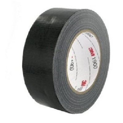 3M 1900 Nastro adesivo tessile, 50 mm x 50 m, nero