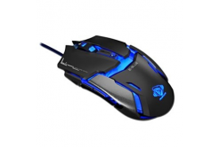 E-blue Mouse Auroza Type IM EMS602BKUS-IU, 4000DPI, ottica, 6sp\., wired USB, nero