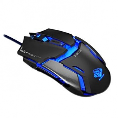 E-blue Mouse Auroza Type IM EMS602BKUS-IU, 4000DPI, ottica, 6sp\., wired USB, nero