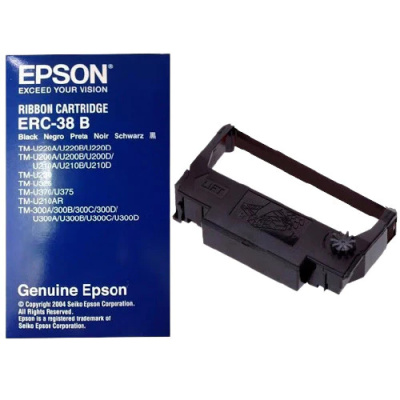 Epson ERC 38 C43S015374, nero, nastro d'inchiostro originale