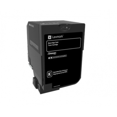 Lexmark 74C0H10 nero (black) toner originale