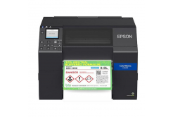 Epson ColorWorks C6500Pe C31CH77202, colore stampante di etichette, peeler, disp., USB, Ethernet, black