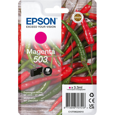 Epson 503 T09Q340 C13T09Q34010 magenta cartuccia originale