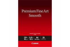 Canon Premium Fine Art Smooth 1711C011, 310 g/m2, A4, 25pz, opaco, getto d'inchiostro, bianco, carta fotografica