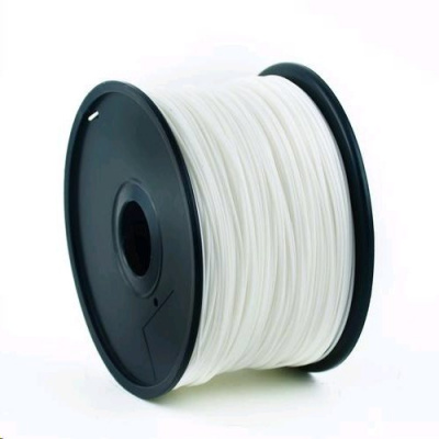 Gembird 3DP-ABS1.75-01-W, 3D filamento, ABS, 1,75mm, 1000g, Bianco (White)