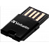 VERBATIM Tablet microSDHC C10/U1 con lettore USB 16GB (R:45MB/s, W:10MB/s)