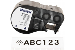 Brady M4C-1000-422 / 170734, 25.40 mm x 7.62 m, Poliestere, testo nero / sfondo bianco