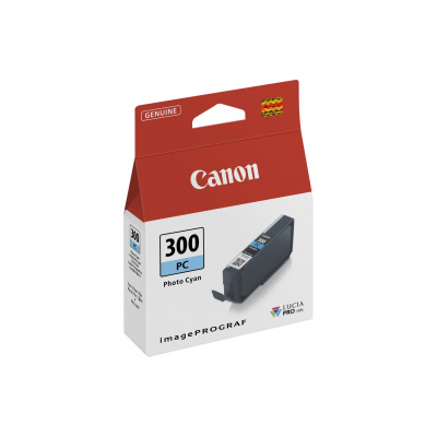 Canon PFI300PC 4197C001 ciano (cyan) cartuccia originale