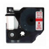 Nastro compatibile con Dymo 40915, S0720700, 9mm x 7m testo rossa / sfondo bianco