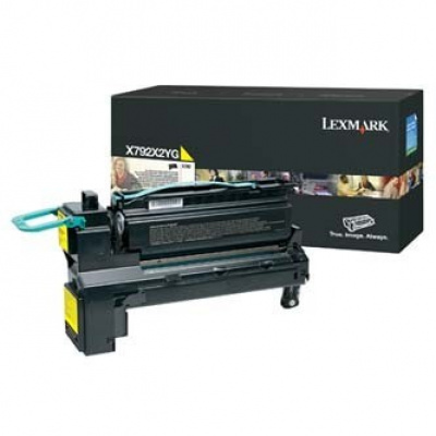 Lexmark X792X2YG giallo (yellow) toner originale