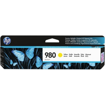 HP 980 D8J09A giallo (yellow) cartuccia originale