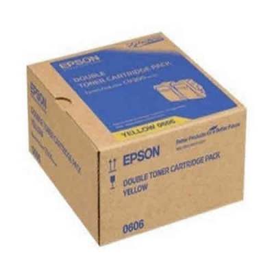 Epson C13S050606 confezione doppia giallo (yellow) toner originale