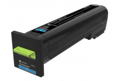 Lexmark 72K20CE ciano (cyan) toner originale