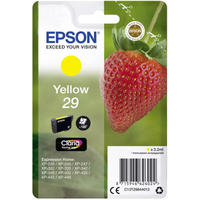 Epson T29 C13T29844012 giallo (yellow) cartuccia originale