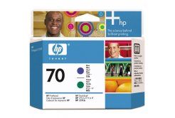 HP C9408A, HP 70, blue/green, HP DesignJet Z3100 testina di stampa originale 
