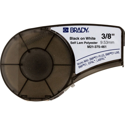 Brady M21-375-461-AW / 110931, nastro in poliestere, 9.53 mm x 6.40 m