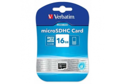 Verbatim 44010 Micro Secure Digital Card Premium, scheda di memoria, micro SDHC, 16GB, UHS-I U1 (Class 10), 