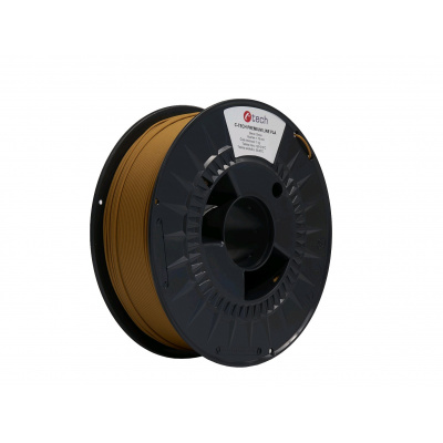 C-Tech 3DF-P-PLA1.75-WD 3D filamento, PREMIUM LINE, PLA, legno, 1,75mm, 1kg
