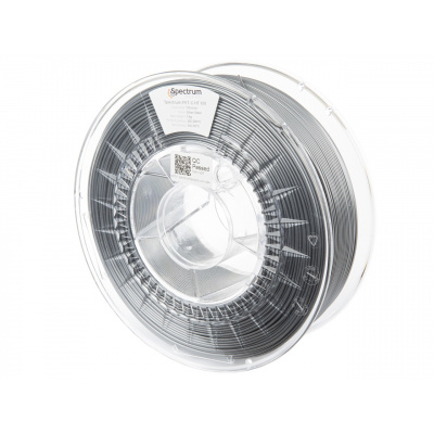Spectrum 80407 3D filamento, PET-G HT100, 1,75mm, 1000g, Argento (Silver steel)