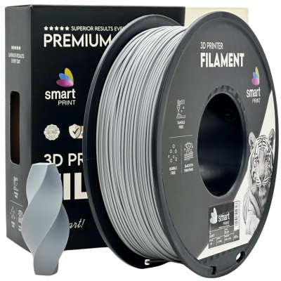 Smart Print FG-S56-E1, 3D filamento, PLA+, 1,75mm, 1000g, Grigio (Grey)