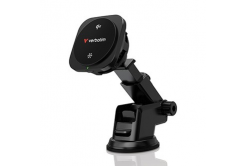 Verbatim 31861 Supporto per telefono da auto, con ricarica wireless, tecnologia Qi, nero