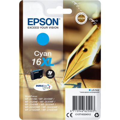 Epson 16XL C13T16324012 ciano (cyan) cartuccia originale