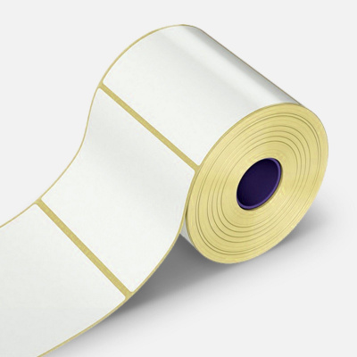 Etichette autoadesive 75x35 mm, 1000 pz, carta per TTR, rotolo