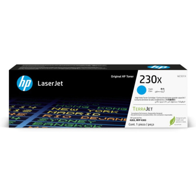 HP 230X W2301X ciano (cyan) toner originale