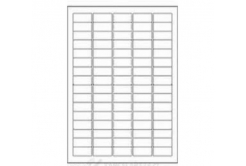 Etichette autoadesive R0ECO.3501A, 35,6 x 16,9 mm, 80 etichette, A4, 100 fogli