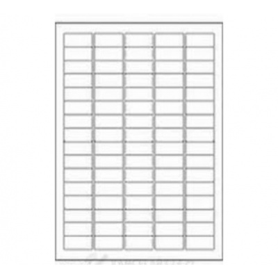 Etichette autoadesive R0ECO.3501A, 35,6 x 16,9 mm, 80 etichette, A4, 100 fogli