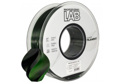 Professional Lab FG-P101-E1, 3D filamento, PLA Silk, 1,75mm, 1000g,  Dual Color, Multicolore (Black, green)
