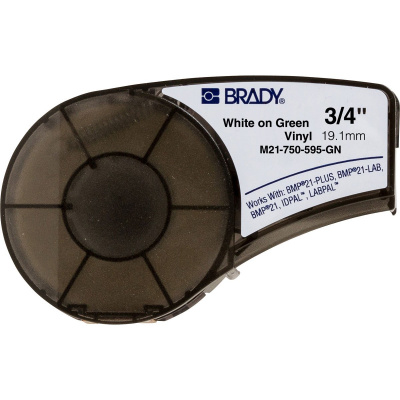 Brady M21-750-595-GN / 142808, nastro vinilico, 19.05 mm x 6.40 m