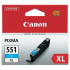 Canon CLI-551XLC ciano (cyan) cartuccia originale