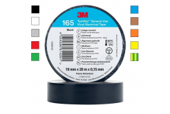 3M Temflex 165 Elektroizolační páska, 19 mm x 20 m 19 mm x 20 m červená/red