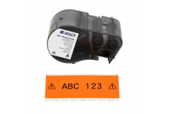 Brady M5C-1500-595-OR-BK / 170942, 38.10 mm x 7.62 m, Vinile, testo nero / sfondo arancione