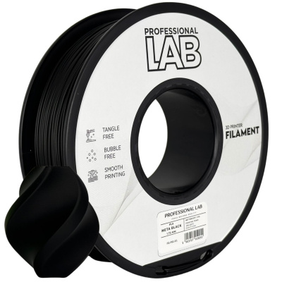 Professional Lab FG-P81-E1, 3D filamento, PLA, 1,75mm, 1000g, Nero (Meta black)