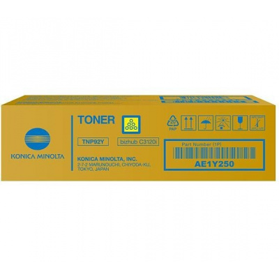 Konica Minolta TNP-92Y AE1Y250 giallo (yellow) toner originale